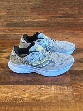 Saucony Guide 16 Womens Running Shoe Gray Blue Green Size 9.5